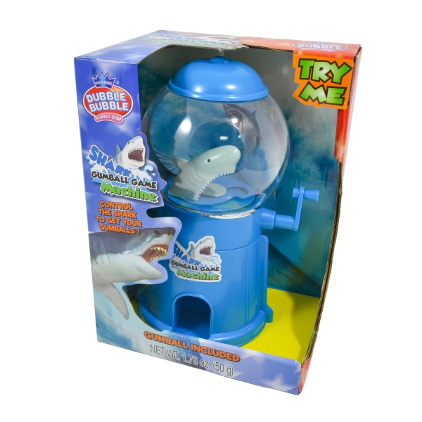 Dubble Bubble Gumball Bank Game Shark 1x6pcs