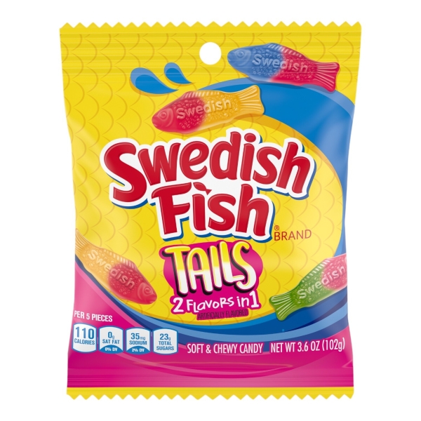 Swedish Fish Tails 2-in-1 (peg bag) 12x102gr