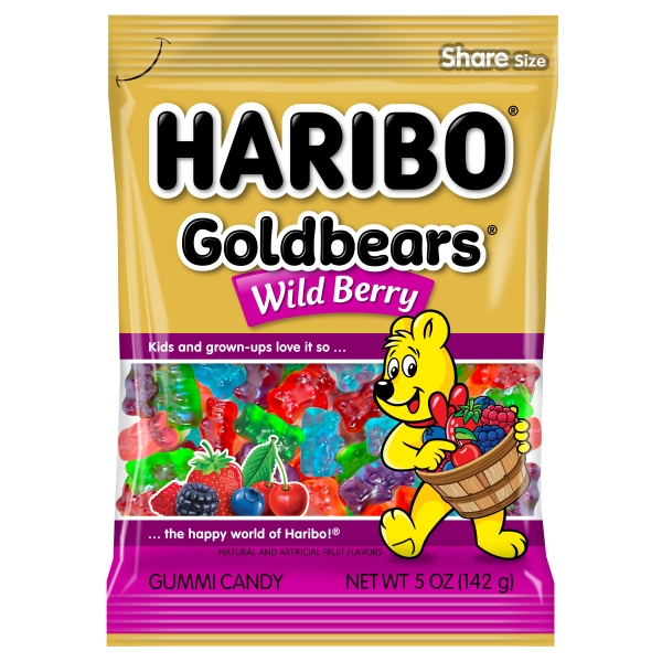 Haribo Goldbears Wild Berry (Peg Bag) 12x142gr
