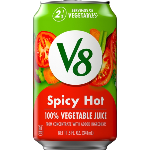 V8 Spicy Hot Vegetable Juice 24x341ml