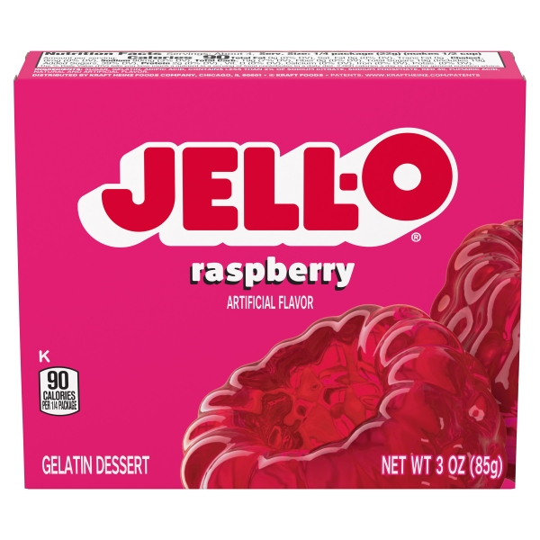 Jell-o Gelatin Raspberry 24x85gr