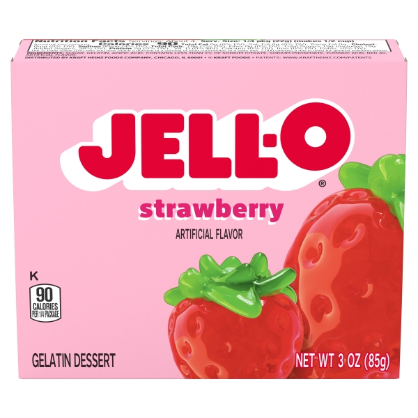 Jell-o Gelatin Strawberry 24x85gr
