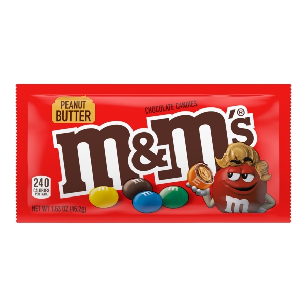 M&M's Peanut Butter Counterbox 24x46gr