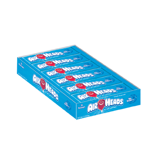 AirHeads Blue Raspberry Single Bar  36x15gr