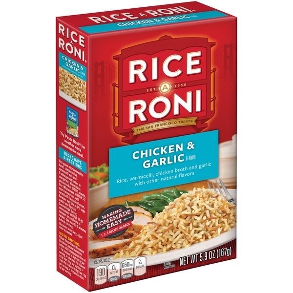 Rice-a-Roni Chicken & Garlic Rice Mix 12x167gr