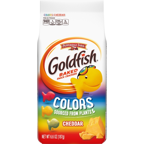 Pepperidge Farm Goldfish Colors Cheddar Crackers 24x187gr