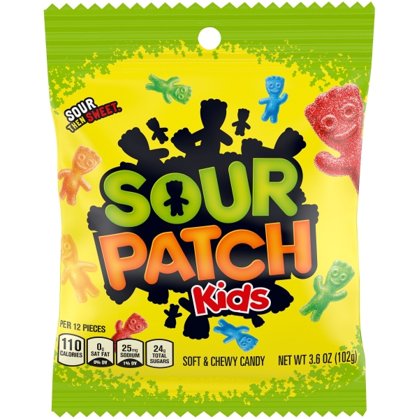 Sour Patch Kids Original (Peg bag) 12x102gr