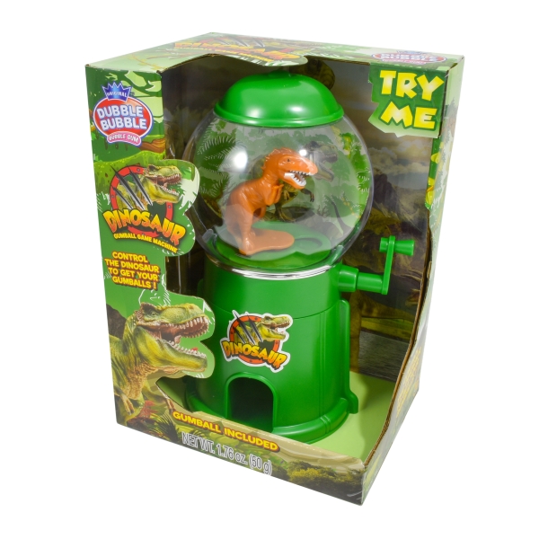 Dubble Bubble Gumball Bank Game Dinosaur 1x6pcs