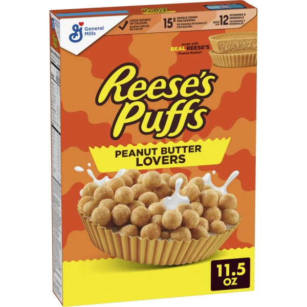Reese's Puffs Peanut Butter Lovers Cereal 12x326gr