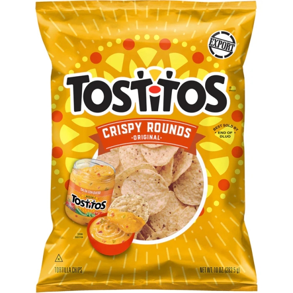 Tostitos Original Crispy Rounds Tortilla Chips 6x283gr