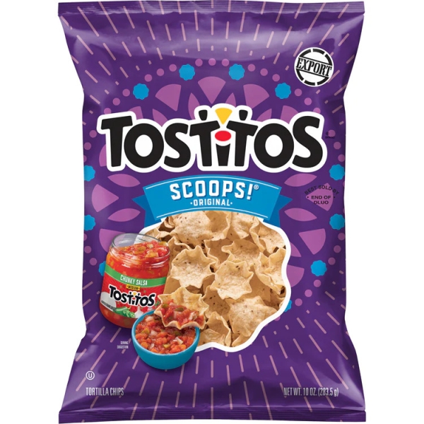 Tostitos Original Scoops! Tortilla Chips 6x283gr