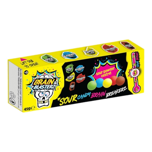 Brain Blasterz Sour Breakerz Balls 14x45gr