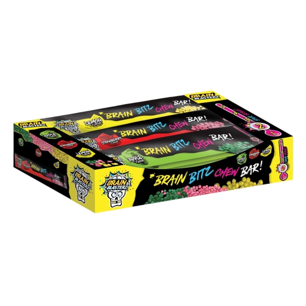 Brain Blasterz Bitz Chew Bar 24x20gr