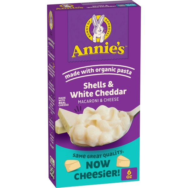 Annie's Shells & White Cheddar 12x170gr
