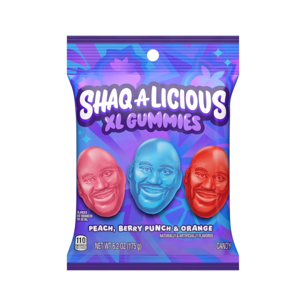 SHAQ-A-LICIOUS Original Gummies (peg bag) 12x175gr