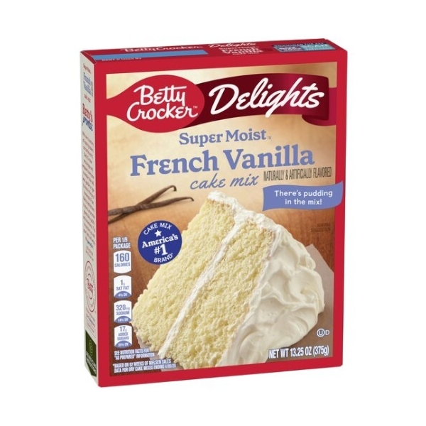 BC Delights Cake Mix French Vanilla 12x376gr