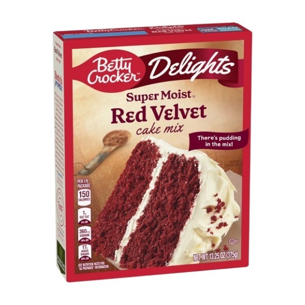 BC Delights Cake Mix Red Velvet 12x376gr