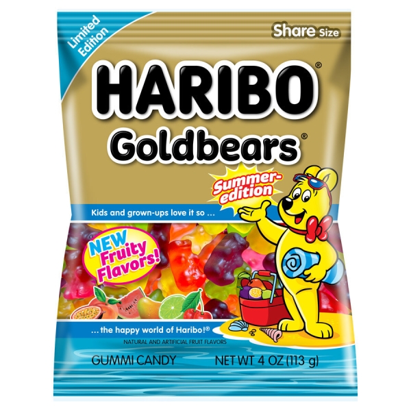 Haribo Goldbears LE Tropical (Peg Bag) 12x113gr