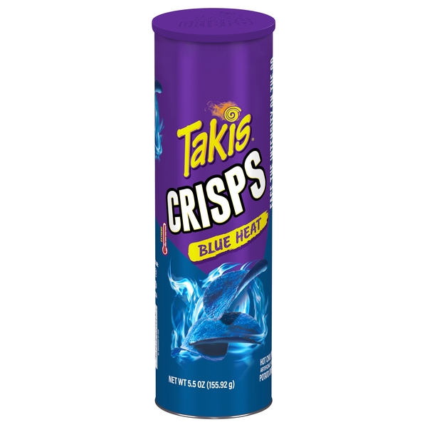 Takis Crisps Can Blue Heat (canister) 15x156gr