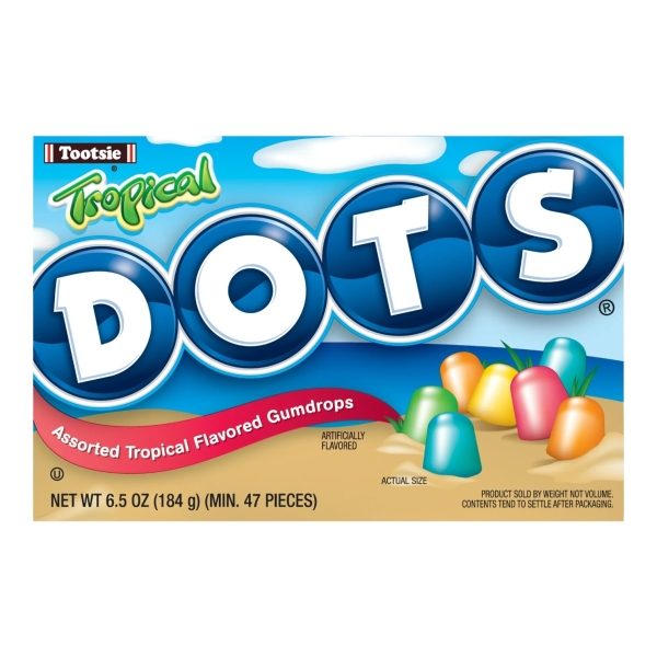 Dots Tropical Gumdrops (theaterbox) 12x184gr