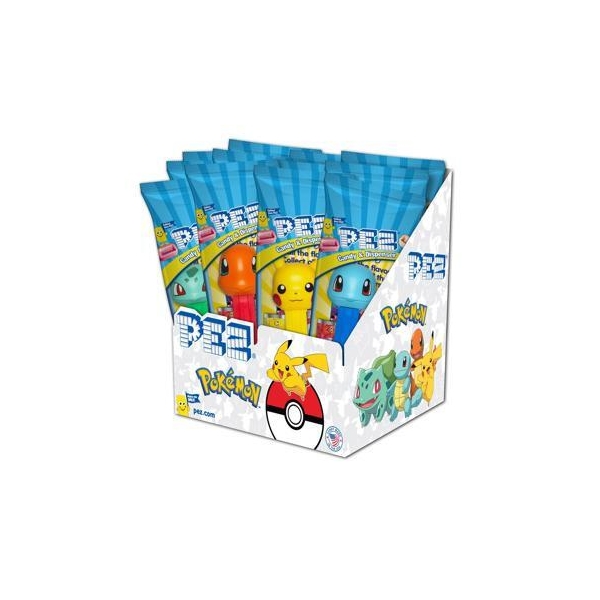 PEZ Poly Pack Pokemon Assortment 12x16gr
