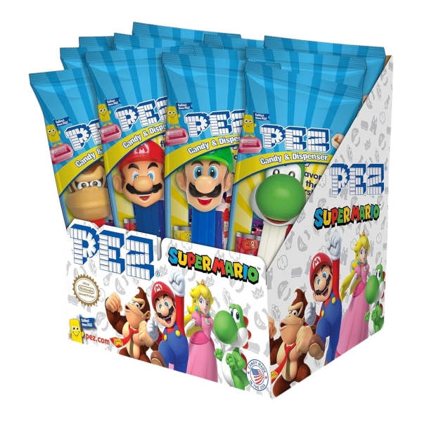 PEZ Poly Pack Nintendo Assortment 12x16gr