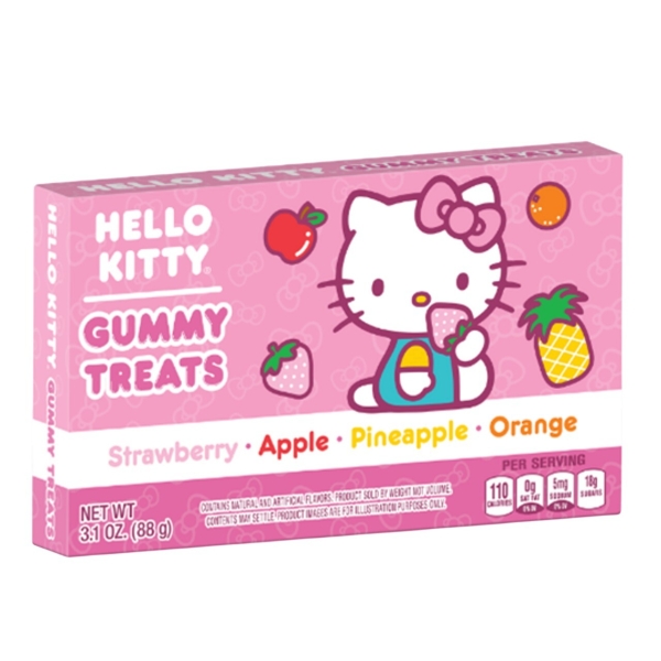 Hello Kitty Gummi Treats Fruit (theaterbox) 12x88gr