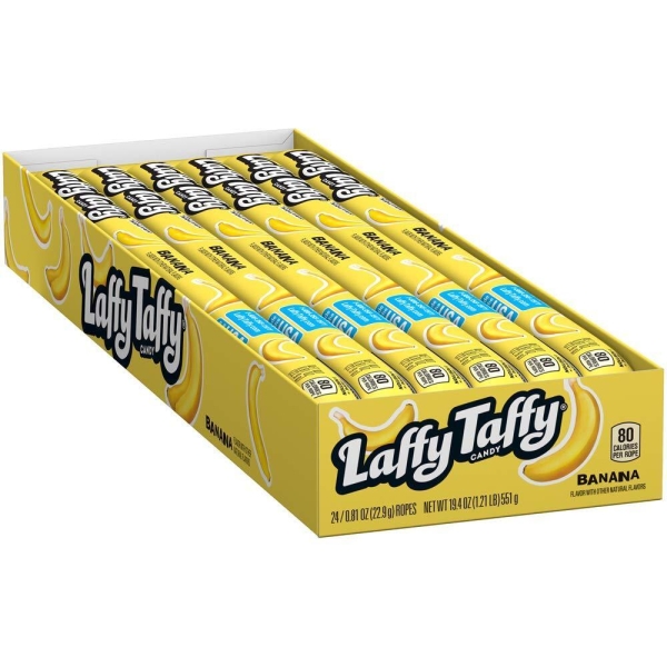 Laffy Taffy Banana Rope Chewy Candy 24x23gr