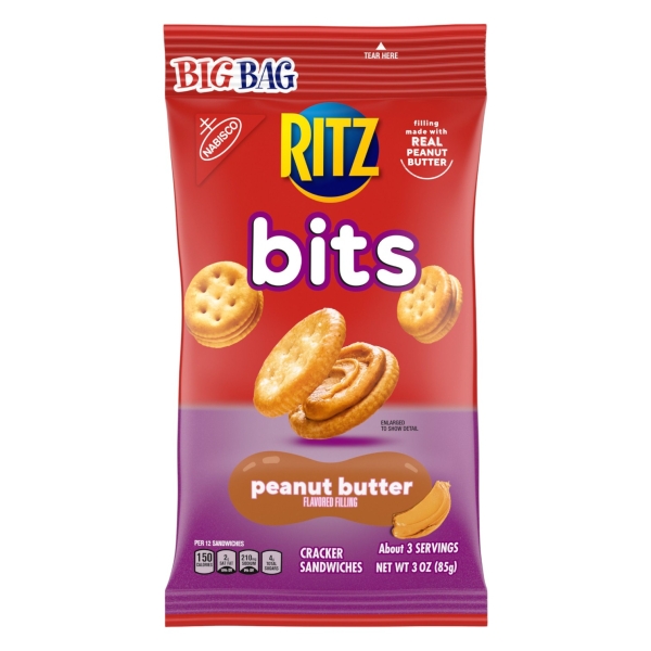 Nabisco Ritz Bits Peanut Butter Mini Bag 12x85gr