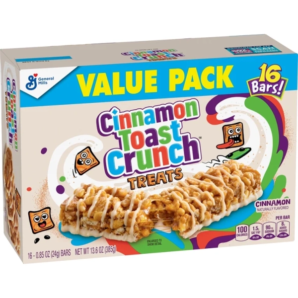 Cinnamon Toast Crunch Treat Bars 16ct 4x385gr
