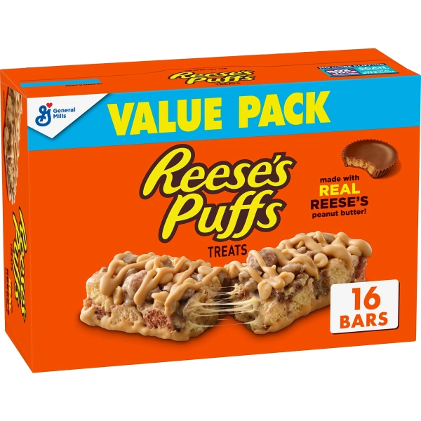 Reese's Puffs Treat Bars 16ct 4x385gr