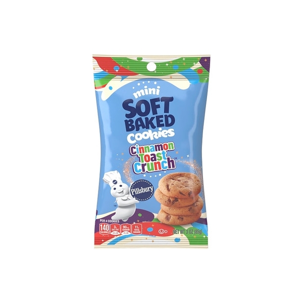 Pillsbury Cinnamon Toast Crunch Mini Soft Cookies 10ct 4x284gr