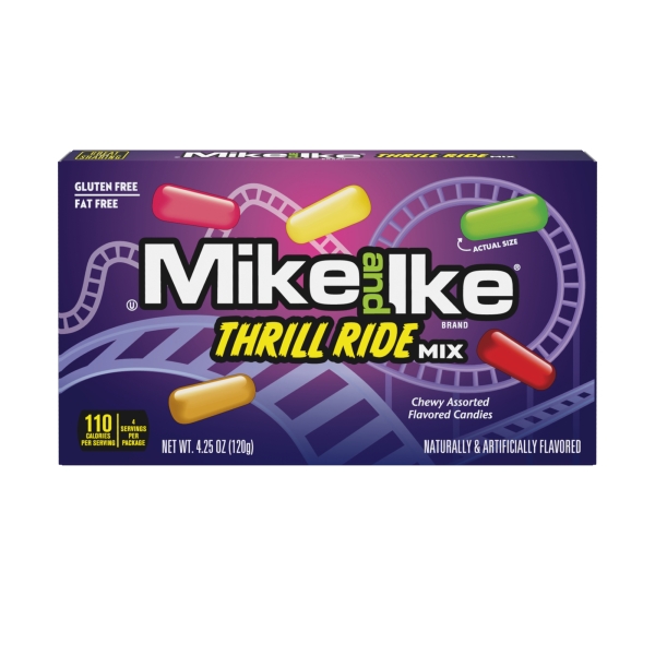 Mike & Ike Thrill Ride Mix (theaterbox) 12x120gr
