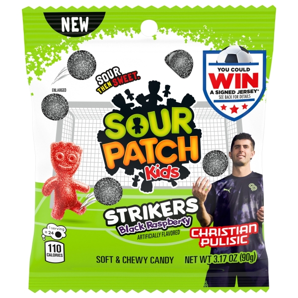 Sour Patch Kids Strikers Black Raspberry 12x90gr