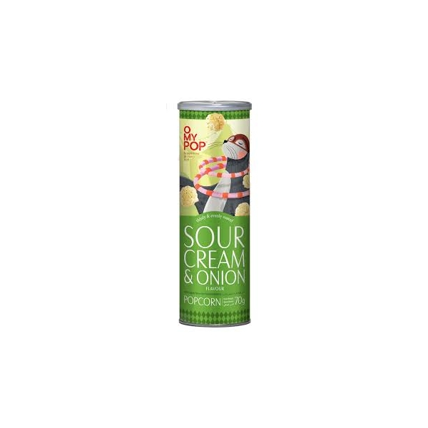 Omypop Sour Cream & Onion Popcorn 12x70gr