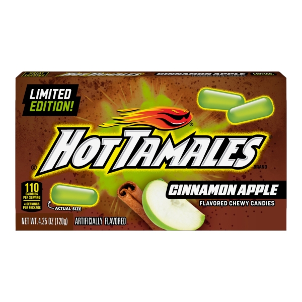 Hot Tamales Cinnamon Apple Fall (theaterbox) 12x120gr