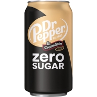 Dr Pepper Zero Cream and Soda 12x355ml