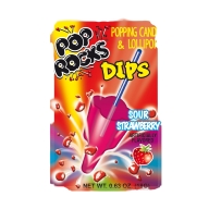 Pop Rocks Dips Sour Strawberry 18x18gr